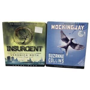 2-Insurgent CD (Divergent Series) & Mocking‎ Jay (The Hunger Games) Audio CD's